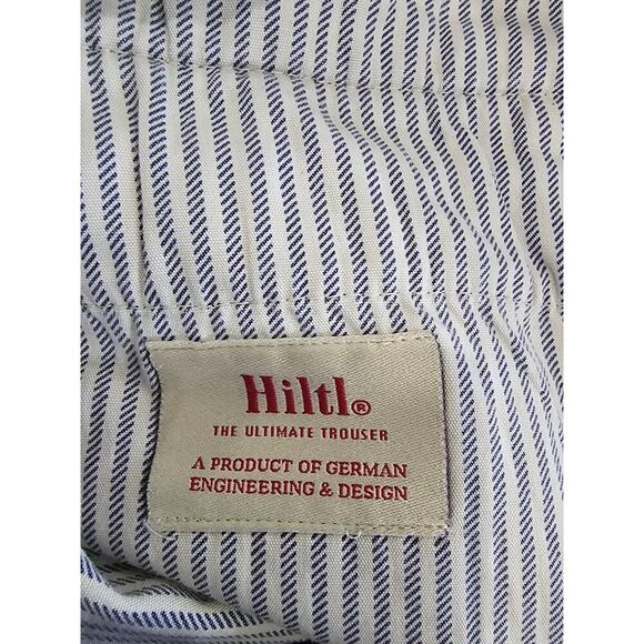 Hiltl Men's The Ultimate Trouser Jeans Size 36 x 34 Black German Made Business - Picture 7 of 10